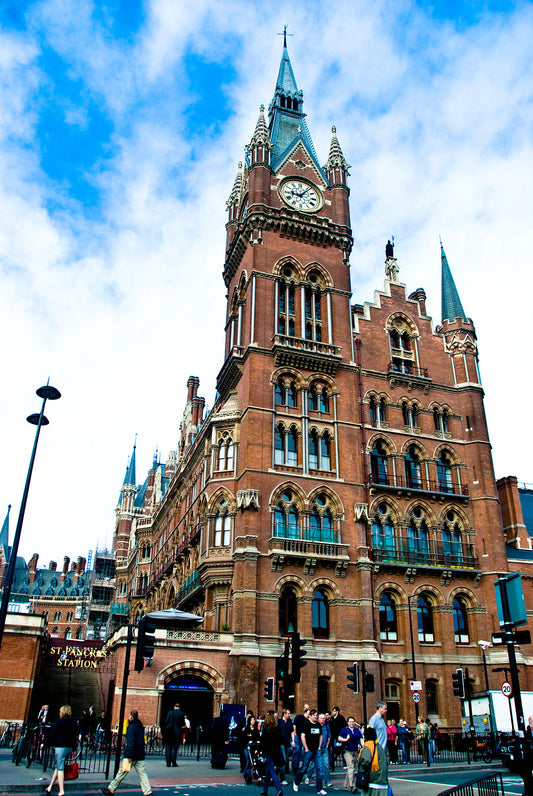 ST PANCRAS LONDON UK TRAIN STATION GLOSSY POSTER PICTURE PHOTO PRINT BANNER