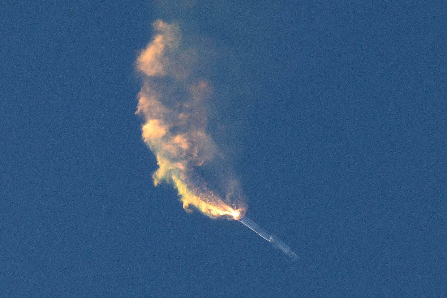 SPACE X STARSHIP ROCKET EXPLOSION GLOSSY POSTER PICTURE PHOTO PRINT BANNER