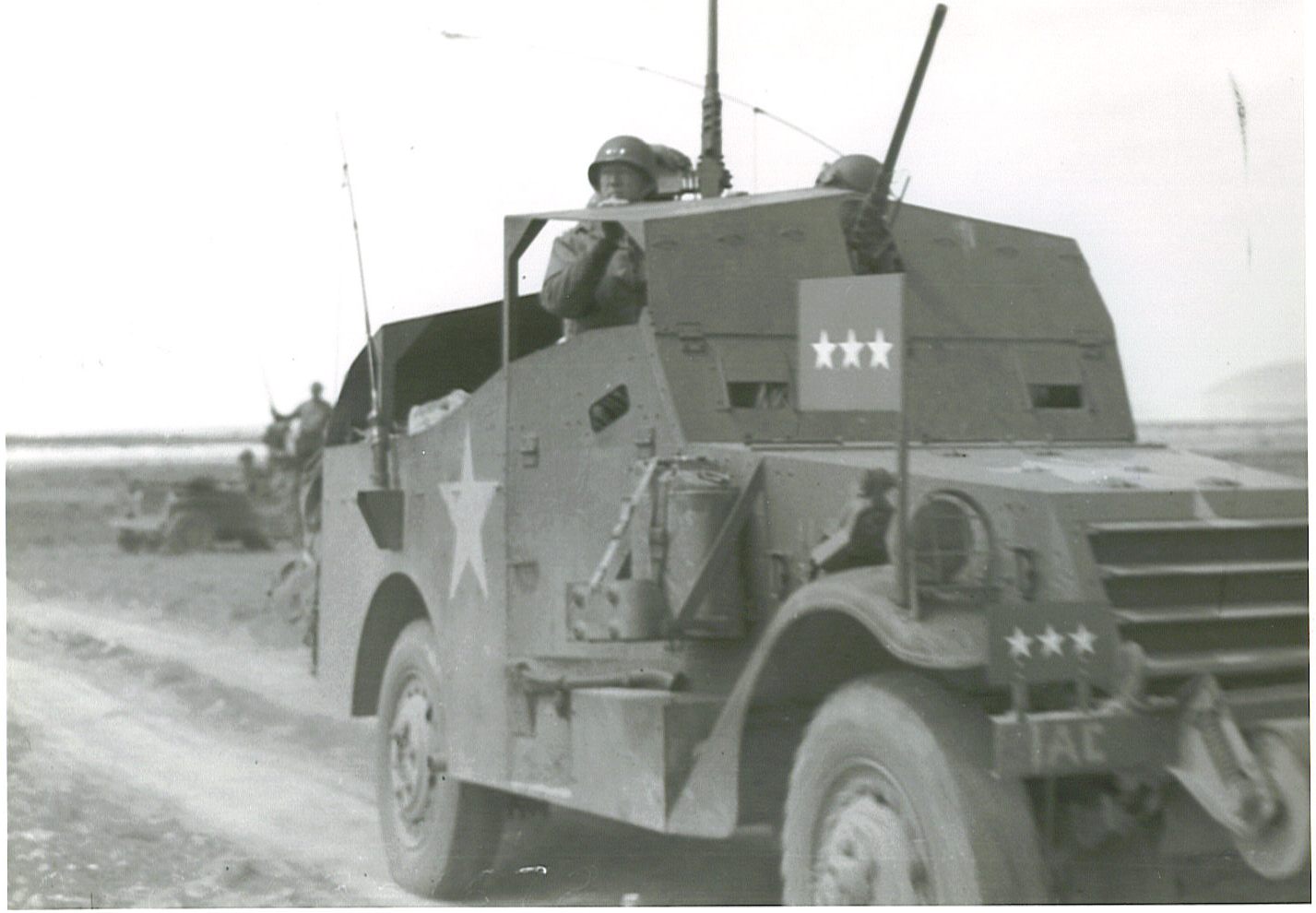 PATTONS M3A1 SCOUT CAR GLOSSY POSTER PICTURE PHOTO PRINT BANNER  CONVERSATIONPRINTS