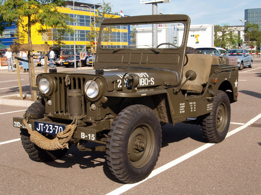 Willys M38 Military Jeep Glossy Poster Picture Photo Print Banner Conversationprints