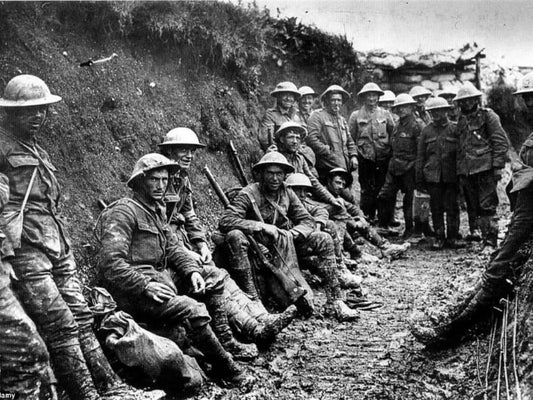 Ww1 Wwi Trenches Soldiers Glossy Poster Picture Photo Print Banner Conversationprints