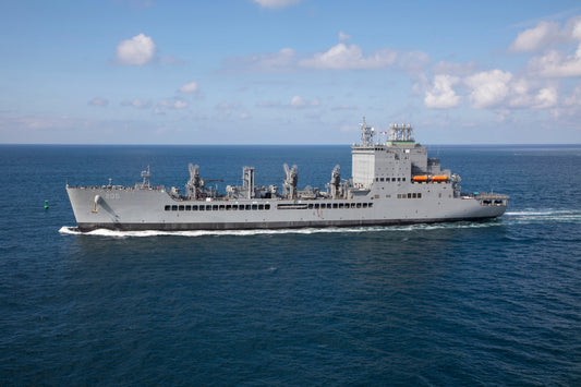Usns John Lewis Navy Oiler Ship Glossy Poster Picture Photo Print Banner Conversationprints