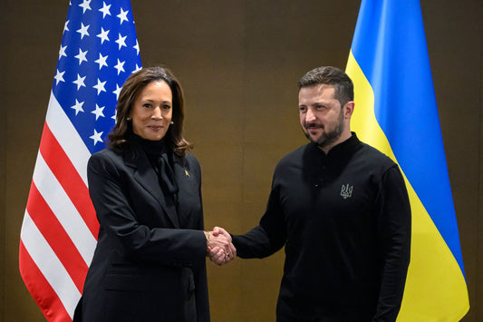 Zelenskyy Kamala Harris Usa Glossy Poster Picture Photo Print Banner Conversationprints