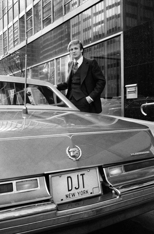 Donald Trump Cadillac 1973 Glossy Poster Picture Photo Print Banner Conversationprints