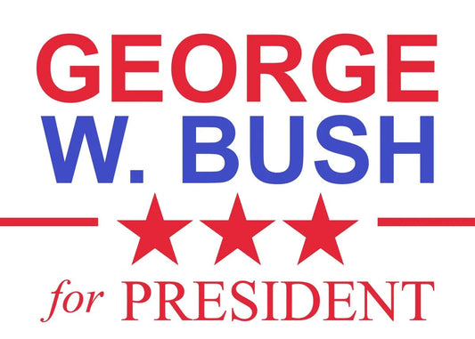 George W Bush Campaign Ad Glossy Poster Picture Photo Print Banner Conversationprints