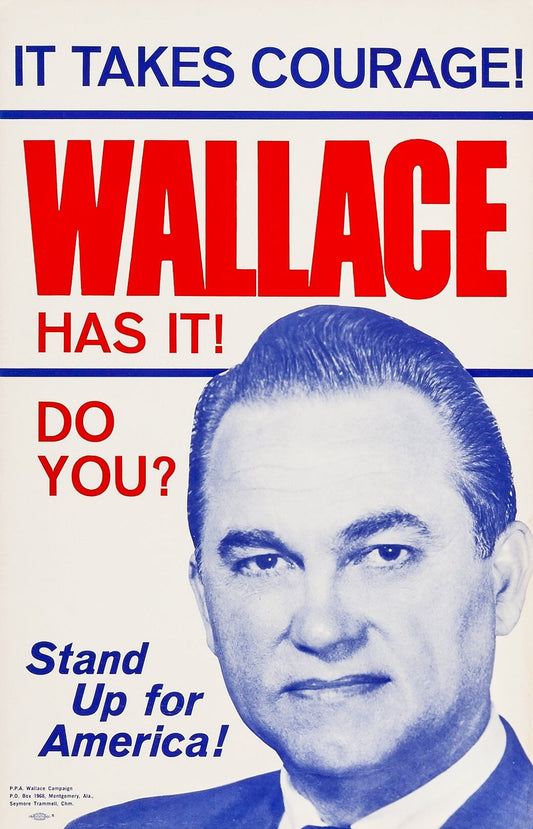 George Wallace Campaign Ad Glossy Poster Picture Photo Print Banner Conversationprints