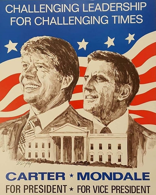 Carter Mondale Campaign Ad Glossy Poster Picture Photo Print Banner Conversationprints