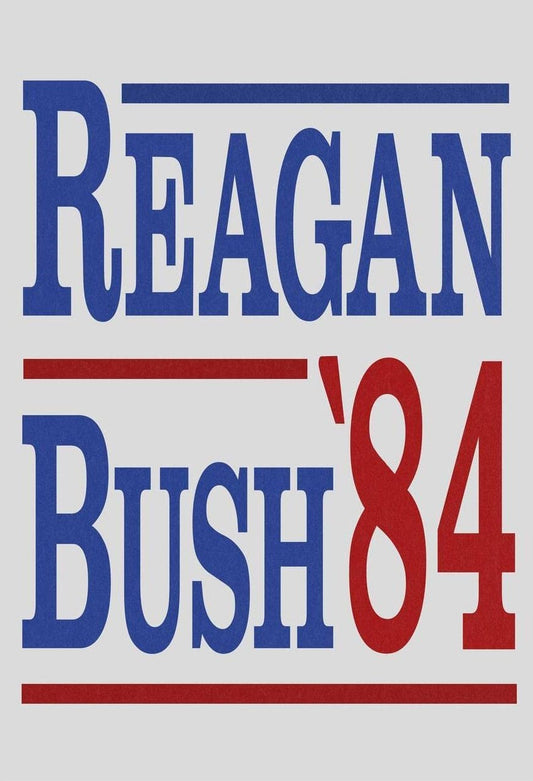 Ronald Reagan Bush Campaign 1984 Glossy Poster Picture Photo Print Banner Conversationprints
