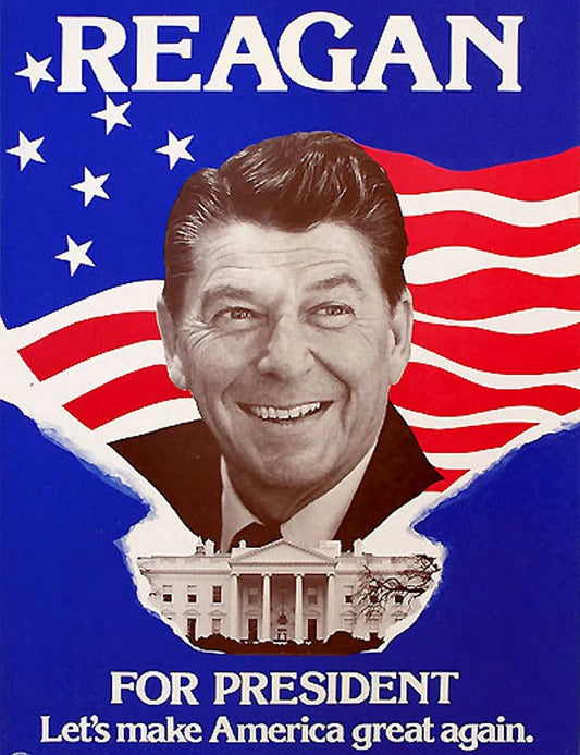 Ronald Reagan Campaign Ad Maga Glossy Poster Picture Photo Print Banner Conversationprints