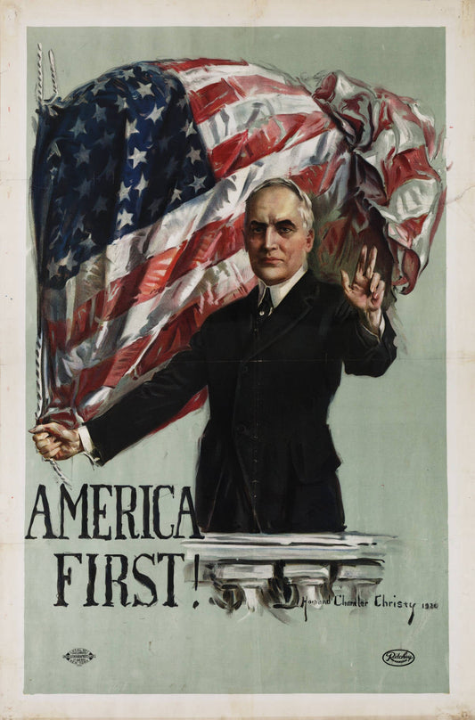 Warren G Harding Campaign Ad Glossy Poster Picture Photo Print Banner Conversationprints