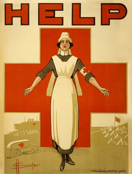 Help World War Propaganda Ad Glossy Poster Picture Photo Print Banner Conversationprints