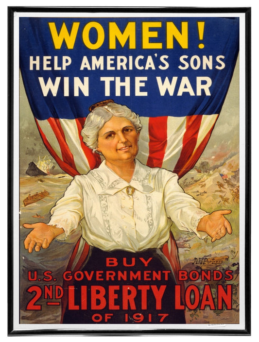 Government War Bonds Propaganda Glossy Poster Picture Photo Print Banner Conversationprints