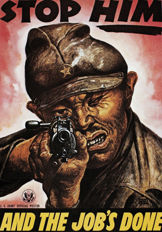 Stop Him Job'S Done Ww2 Ad Glossy Poster Picture Photo Print Banner Conversationprints