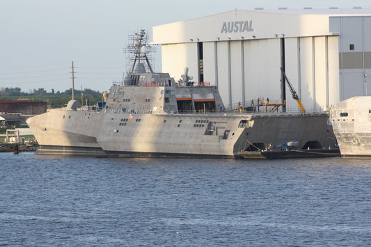 Uss Coronado Lcs-4 Comabt Ship Glossy Poster Picture Photo Print Banner Conversationprints