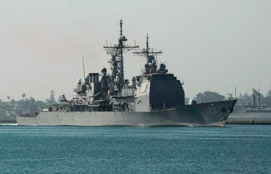 Uss Port Royal Cg-73 Combat Ship Glossy Poster Picture Photo Print Banner Conversationprints