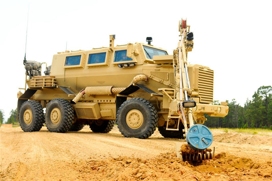 Buffalo Mine Protected Vehicle Glossy Poster Picture Photo Print Banner Conversationprints