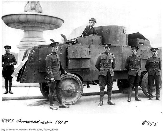 Jeffery Armored Ww1 Car 1915 Glossy Poster Picture Photo Print Banner Conversationprints