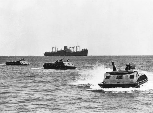Lvt Vehicle On Guadal Canal 1942 Glossy Poster Picture Photo Print Banner Conversationprints