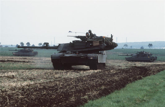 M1 Abrams Tanks In Firing Position Glossy Poster Picture Photo Print Banner Conversationprints