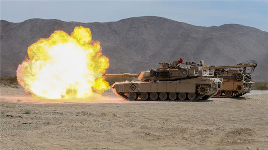 M1A1 Abrams Battle Tank Firing Glossy Poster Picture Photo Print Banner Conversationprints
