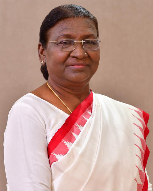 President Of India Draupadi Murmu Glossy Poster Picture Photo Print Banner Conversationprints