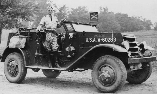 American M2 Armored Scout Car Glossy Poster Picture Photo Print Banner Conversationprints