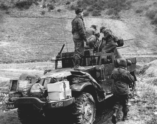 M3 Half Track Armored Car Korea Glossy Poster Picture Photo Print Banner Conversationprints
