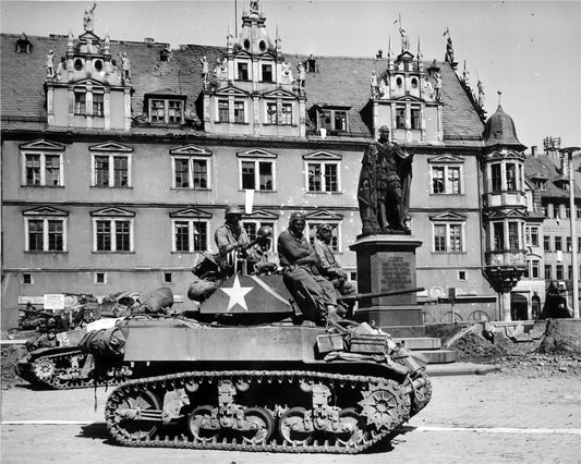 American Black Troops M3 Tank Ww2 Glossy Poster Picture Photo Print Banner Conversationprints