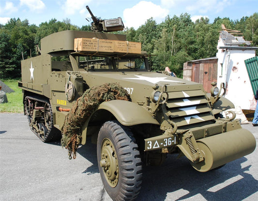 M3 Half Track Us Armored Car Glossy Poster Picture Photo Print Banner Conversationprints