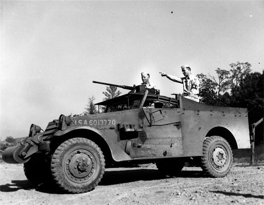 Usa M3 Scout Car Ww2 Wwii Glossy Poster Picture Photo Print Banner Conversationprints