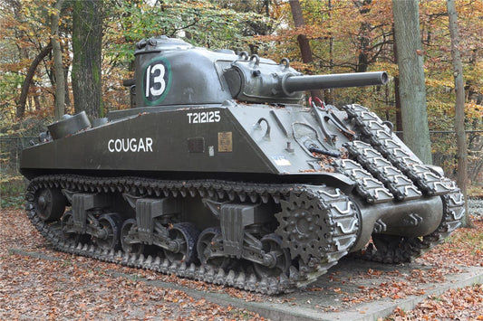 M4 Sherman Medium Tank Ww2 Wwii Glossy Poster Picture Photo Print Banner Conversationprints
