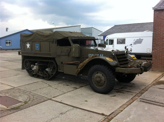 M5 Half Track Personnel Carrier Glossy Poster Picture Photo Print Banner Conversationprints