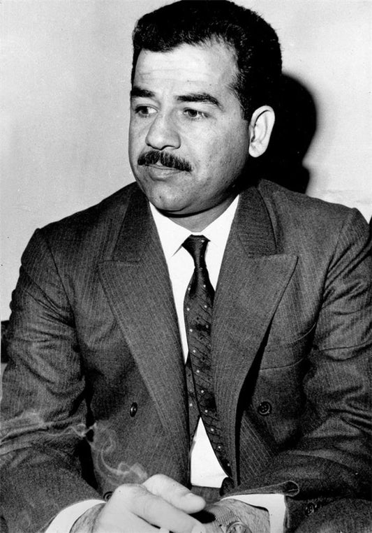 Saddam Hussein In 1971 Glossy Poster Picture Photo Print Banner Conversationprints