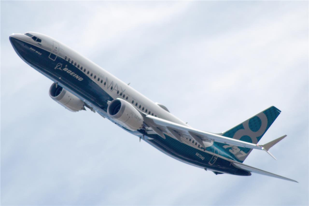 Boeing 737-8 Max Model Glossy Poster Picture Photo Print Banner Conversationprints