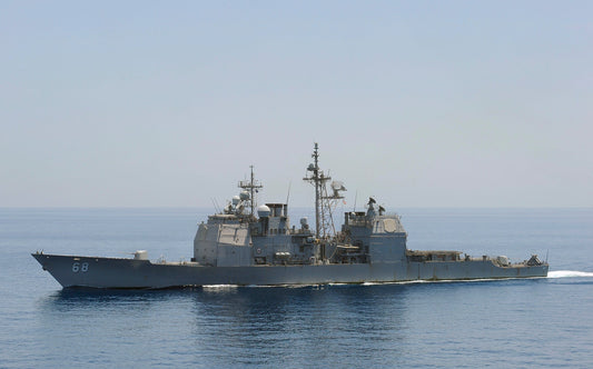 Uss Anzio Ticonderoga Navy Ship Glossy Poster Picture Photo Print Banner Conversationprints