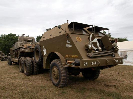 M25 Armored Tank Transporter Glossy Poster Picture Photo Print Banner 9789 Conversationprints