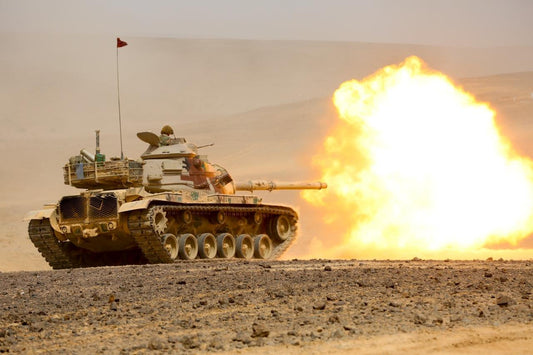 M60 Armored Tank Firing Glossy Poster Picture Photo Print Banner Conversationprints