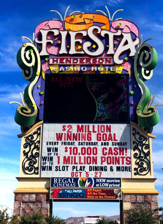 Fiesta Henderson Sign Las Vegas Casino Poster Picture Photo Print Banner Conversationprints