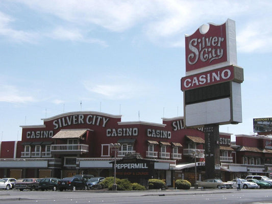 Silver City Las Vegas Hotel Glossy Poster Picture Photo Print Banner Conversationprints