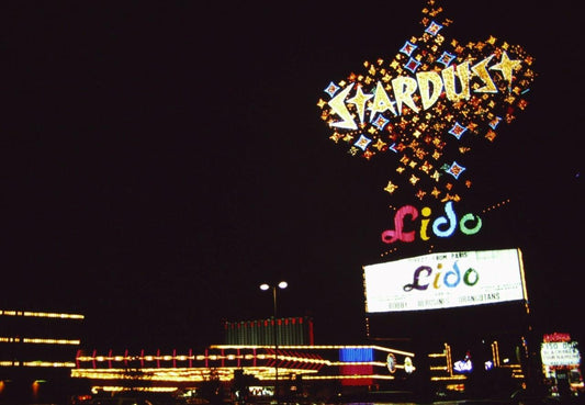 Stardust Las Vegas Sign Hotel Glossy Poster Picture Photo Print Banner Conversationprints