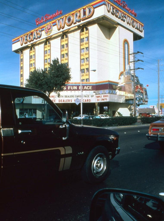 Vegas World Hotel & Casino Glossy Poster Picture Photo Print Banner Conversationprints