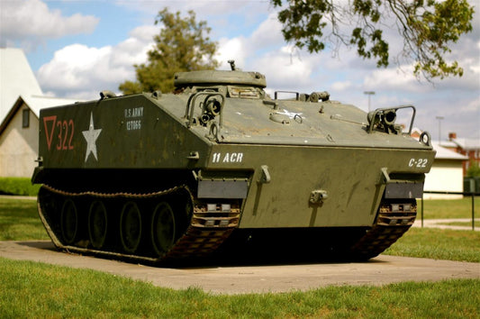 M114 Armored Fighting Tank Glossy Poster Picture Photo Print Banner Conversationprints