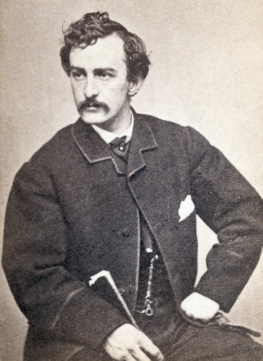 John Wilkes Booth Portrait Glossy Poster Picture Photo Print Banner Conversationprints