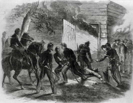 Killing Of John Wilkes Booth Glossy Poster Picture Photo Print Banner Conversationprints