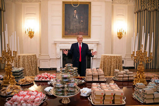 Trump Fast Food Mcdonalds Buffet Glossy Poster Picture Photo Print Banner Conversationprints