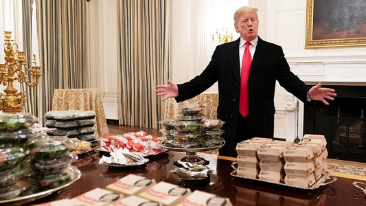 Trump Mcdonalds Buffet Usa Glossy Poster Picture Photo Print Banner Conversationprints