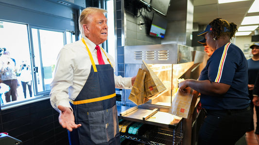 Trump Mcdonalds Bags Glossy Poster Picture Photo Print Banner Conversationprints