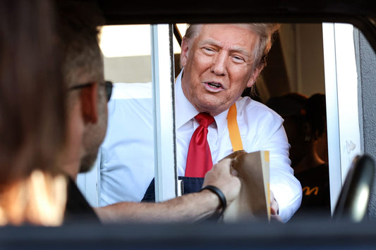 Trump Drive Thru Customers Glossy Poster Picture Photo Print Banner Conversationprints