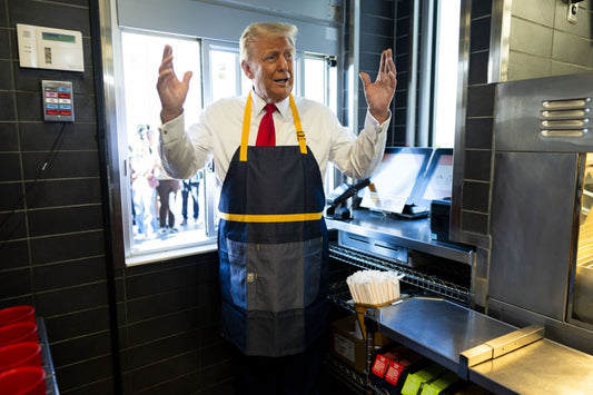 Trump Mcdonalds Hands Up Glossy Poster Picture Photo Print Banner Conversationprints