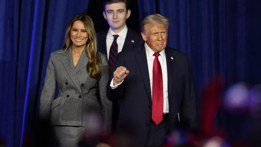 Trump Barron Melania Election Glossy Poster Picture Photo Print Banner Conversationprints